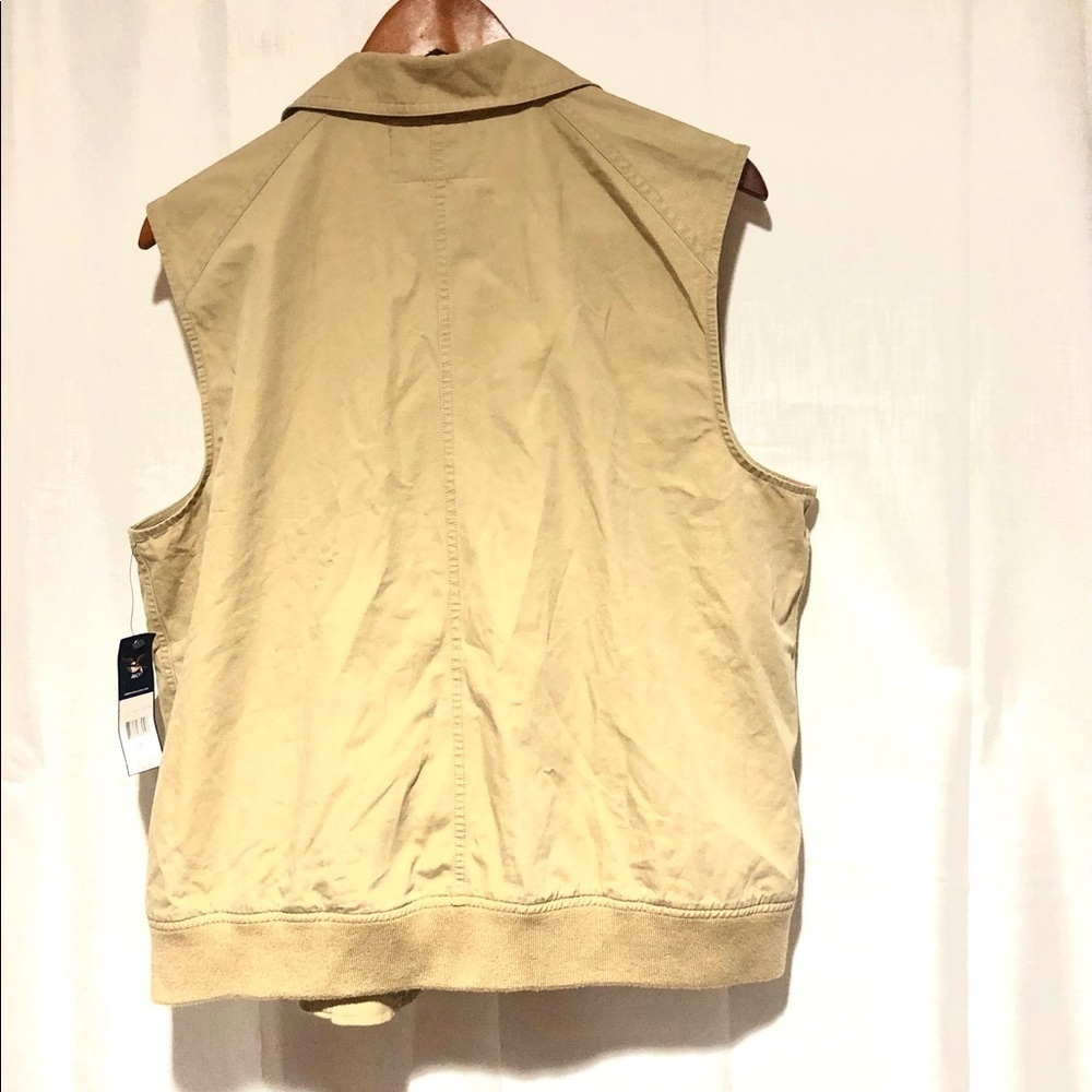 American Living Cargo Vest khaki XL NWT - Picture 5 of 5